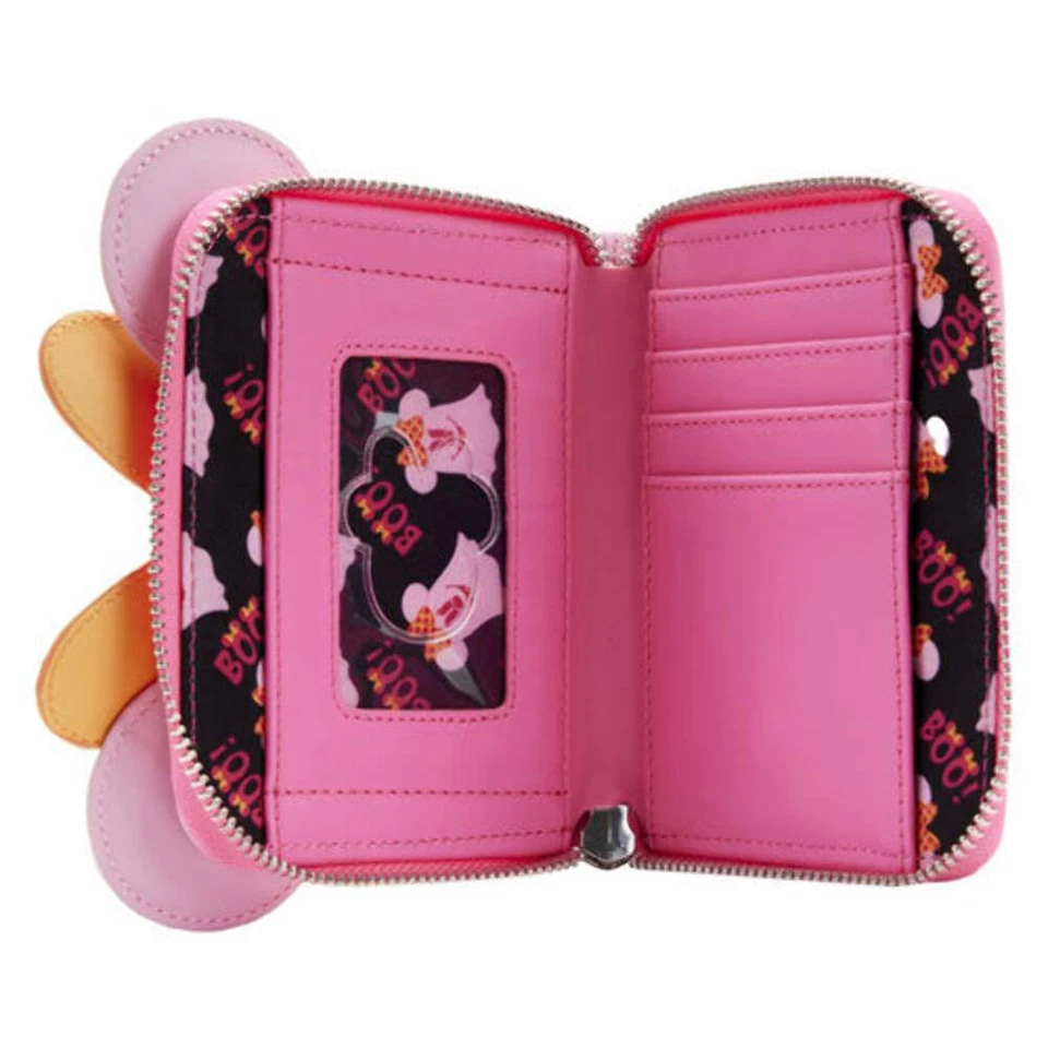 Mini porte-monnaie officiel Disney Minnie Pastel Ghost Glow à fermeture éclair, - Photo 3/3