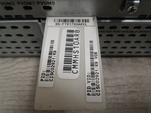 Cisco 2921 C2921-CME-SRST/K9 PVDM3-128 1x VIC2-4FXO 2x VWIC2-2MFT-T1/E1 Router - Picture 12 of 15