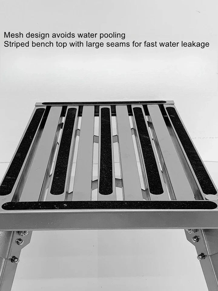 Car Thickened Folding Non-slip Wash Stool Household Foldable Car Wash Stool - Image 3 of 4