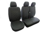 Designed to fit RENAULT TRAFIC 2002- 2013 ALL BLACK ECO LEATHER 2+1 Seat Covers