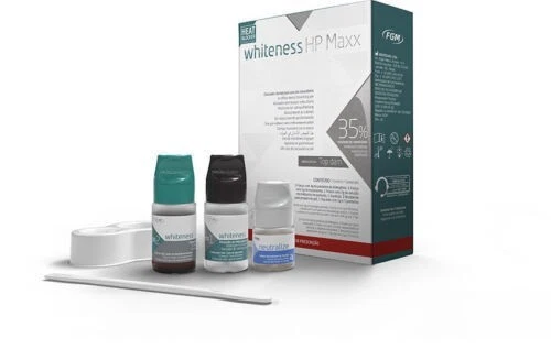 Kit avanzado de dientes blanqueadores Whiness HP Maxx en oficina (lejía) 35 por ciento Foto 2 de 4