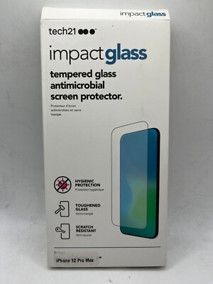 tech21 Impact Glass per iPhone 13/13 Pro – Pellicola proteggi schermo in vetro temperato con resistenza ai graffi