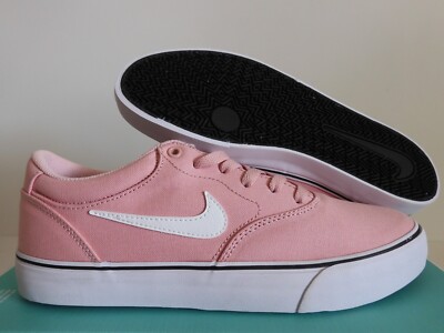 NIKE SB CHRON 2 CANVAS CNVS PINK GLAZE-WHITE-PINK GLAZE SZ 9  display picture 1