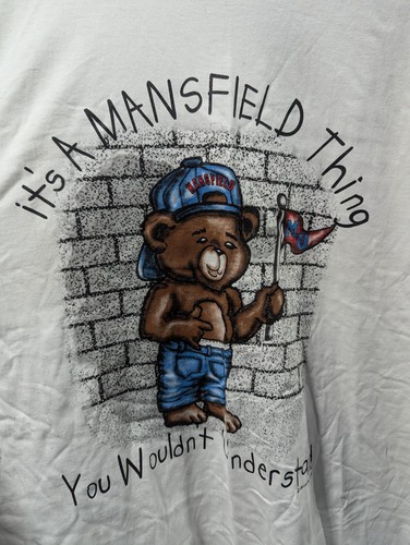 vintage adult XL tshirt It's a Mansfield Thing Mansfield University of PA Bear
