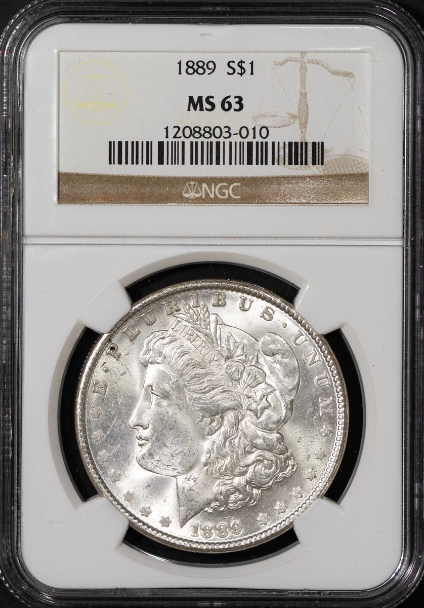MS 63 Graded 1889 Year Morgan US Dollars (1878-1921) for sale | eBay