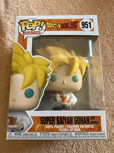 Figura Vinilo Super Saiyan Gohan Con Fideos Funko Pop #951 Dragonball Z Eating