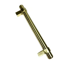 (28) Cosmas Cabinet Bar Handle Pull 161-128BB Brushed Brass Euro Style LOT