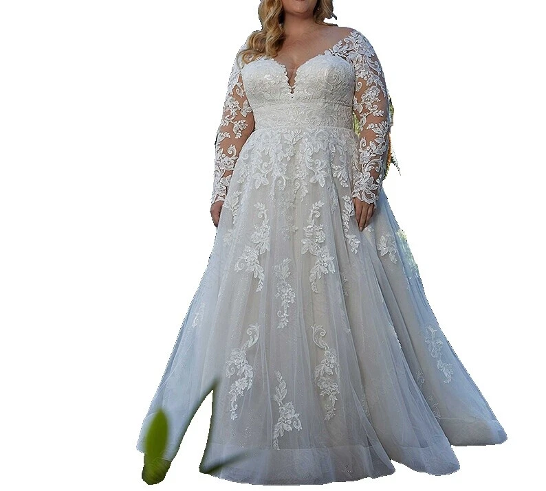 Tulle Long Sleeve Plus Bridesmaid Dresses