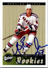 Mikael Samuelsson autographed hockey card 2001 Upper Deck Vintage Rookie #288
