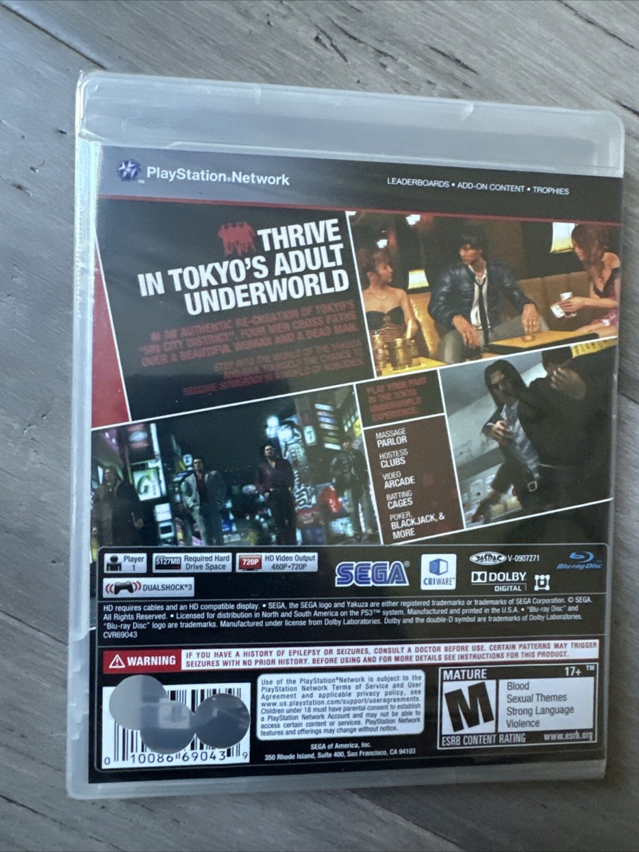 (未使用･未開封品)Third Party - Yakuza 0 Occasion [ PS4 ] - 5055277027941 Amazon.co.jp: Third Party - Yakuza 0 Occasion [ PS4