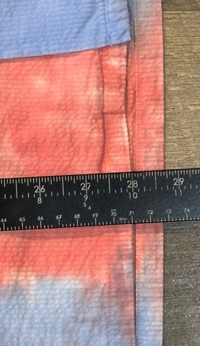Polo Ralph Lauren Classic Fit Tie-Dye Seersucker Shirt Heritage Beach Large - Picture 7 of 7