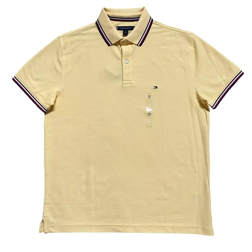 Tommy Hilfiger Para Hombre Secado Rápido Absorción Protección UV Rayas Inclinación Polo - Imagen 58 de 122
