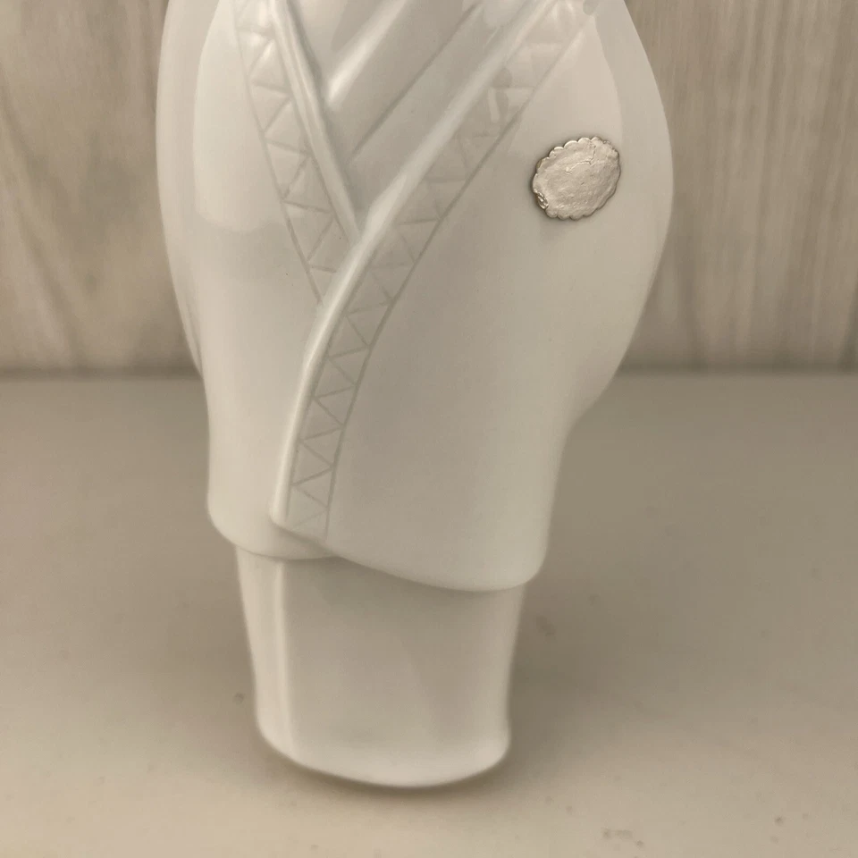 Estatuilla de porcelana japonesa Arita vintage estatua mujer madre e hijo 7,5" Foto 4 de 4