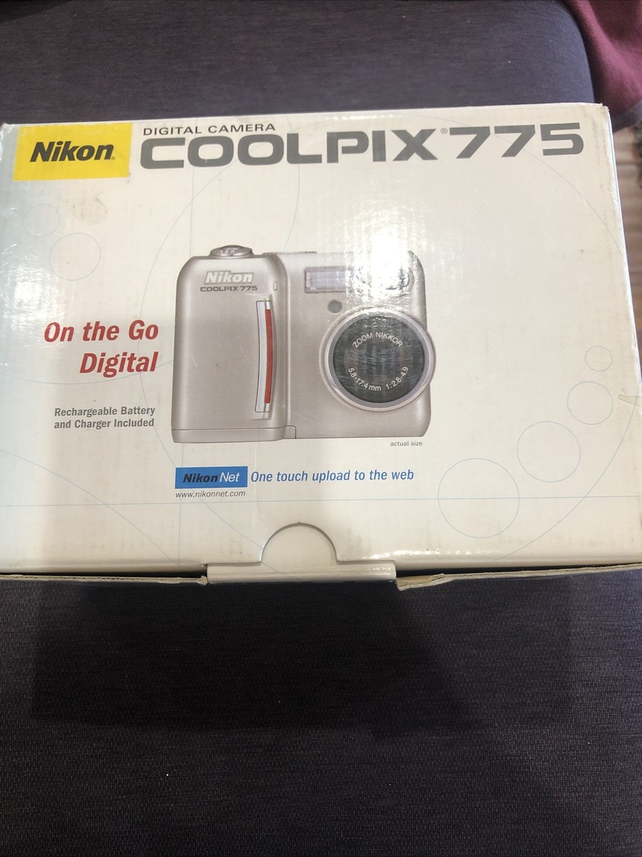 Nikon COOLPIX 775 2.1MP Digital Camera - Silver 18208250486| eBay