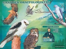 Guinée-bissau bloc-feuillet 582 neuf avec gomme originale 2007 ornithologues hib