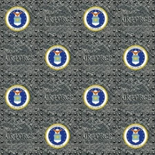 United States Air Force Cotton Fabric Grate-USAF Cotton Quilting Fabric-1554AF