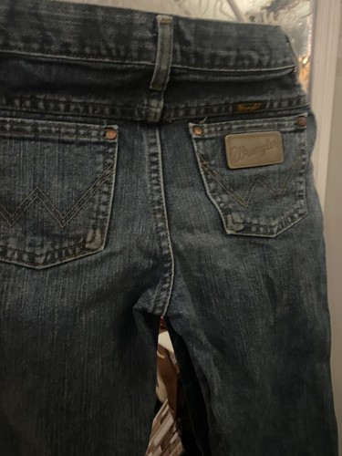 Wrangler Sz 10 Slim Youth Boys Remarkable Condition Lt Wash. 5 Pocket Design - Picture 7 of 7