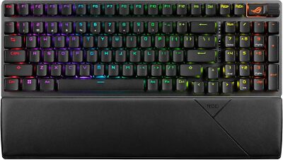 ASUS ROG Strix Scope II 96 Wireless Gaming Keyboard, Tri-Mode Black 