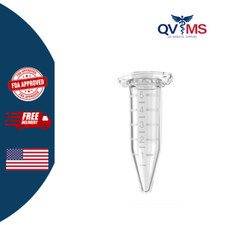 5mL Centrifuge Clear Tubes Sterile with Snap Cap 300pcs/bag,6000/case