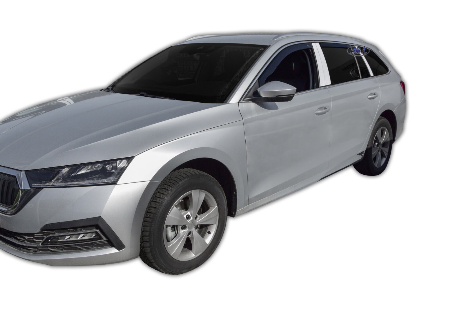 Déflecteurs d'air Skoda Octavia 4 Break 2020 HEKO - 4 pièces fumés