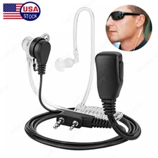 Earpiece with Ptt Mic Headset 2-Pin for BAOFENG/KENWOOD/BAOJIE/WEIERWEI Radio