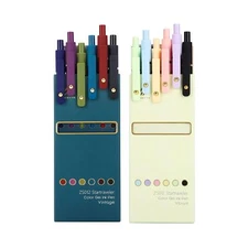 Ddaowanx Colorful Gel Pens, 0.5mm Fine Point Retractable,Colored Pens for Jou...