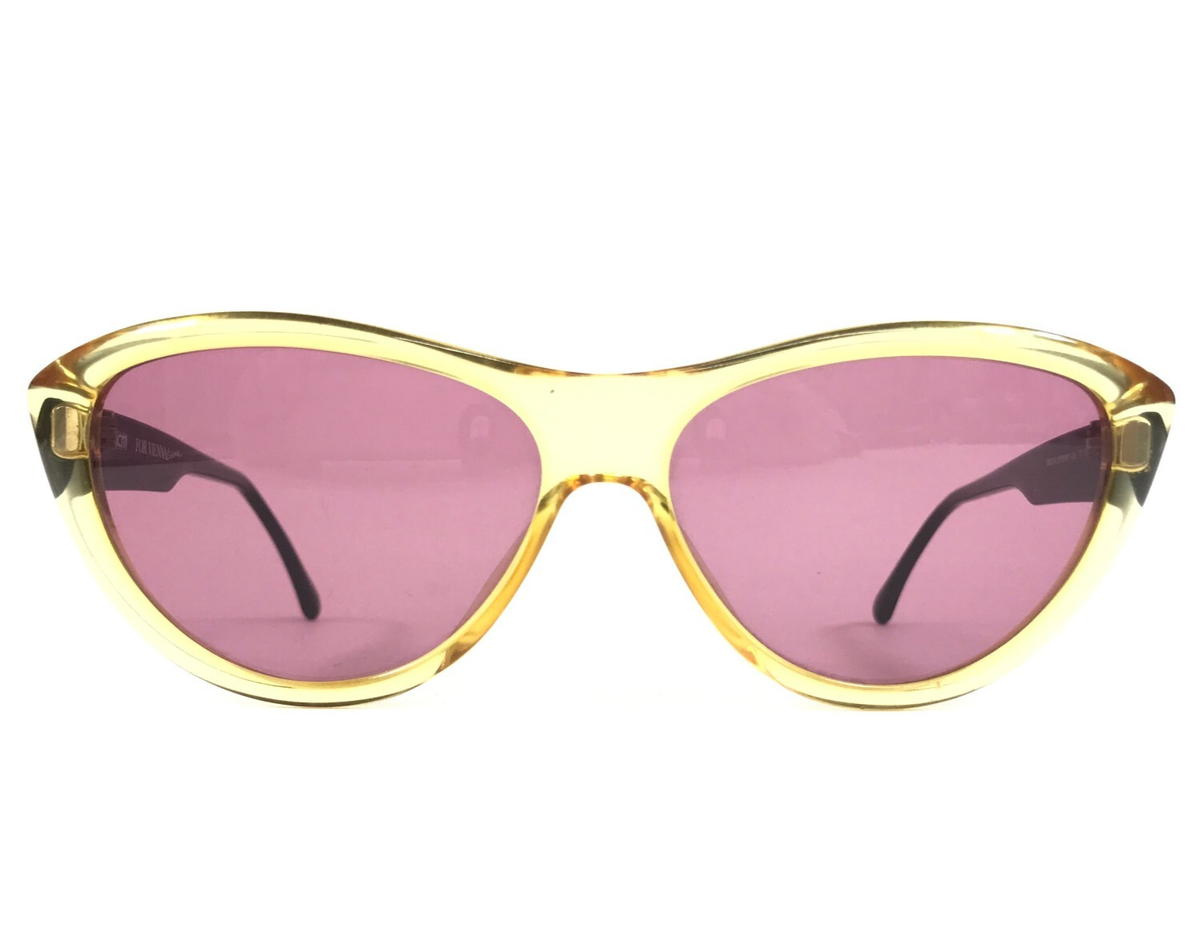 Vintage Paloma Picasso Sunglasses VIENNA LINE 1458 70 Yellow with