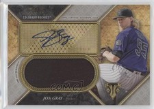 2017 Topps Triple Threads Unity Jumbo Relics Silver 14/75 Jon Gray Auto 3c7