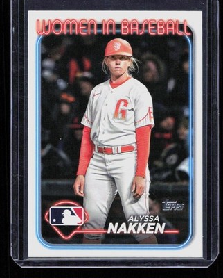 Alyssa Nakken 2024 Topps #WIB-4 Women In Baseball SP