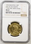 Argentina 100 Pesos 1978 Jose De San Martin NGC MS 67