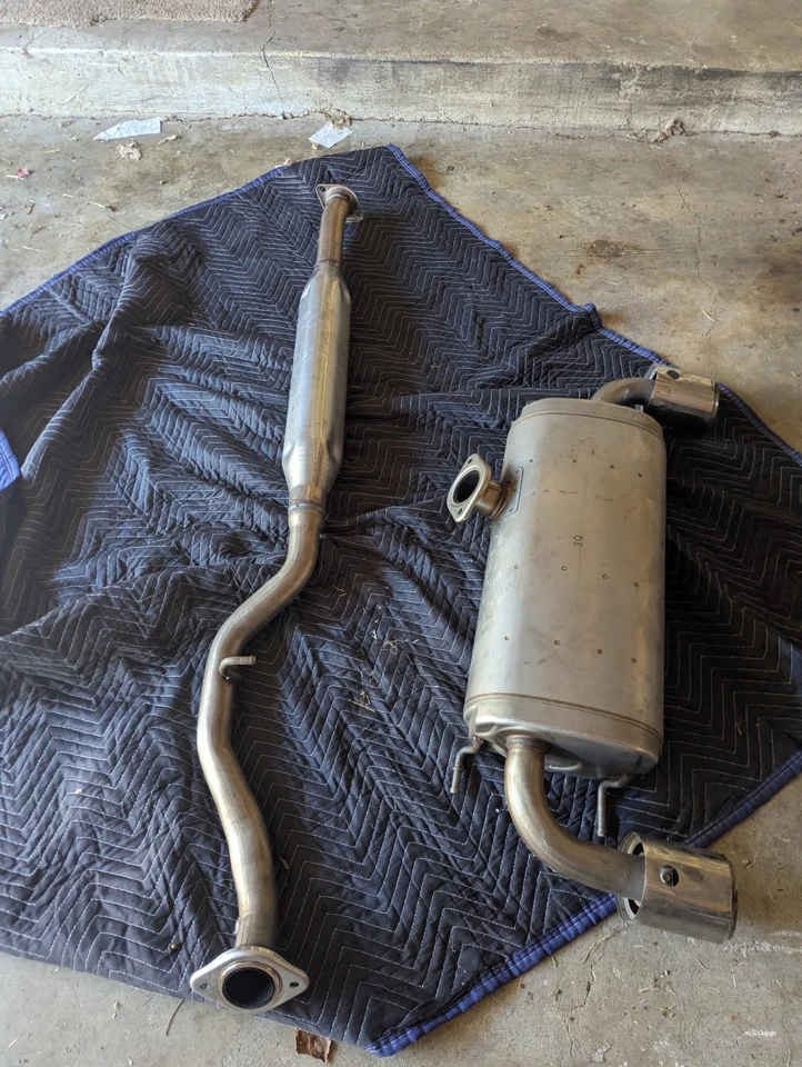2022-2025 Toyota GR86 Subaru BRZ OEM Catback Exhaust Muffler & Tail Pipes - Image 2 of 2