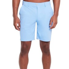 Redvanly Hanover 9 Inch Mens Pull-On Golf Shorts - Medium Short, Skydiver