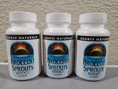 Factory Sealed Source Naturals Broccoli Sprouts Extract, 500 mg, 180 Tablets