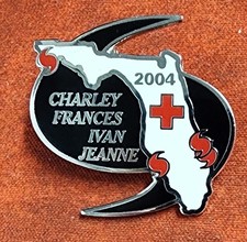 American Red Cross Hurricane 2004 Charley Frances Ivan Jeanne Pin