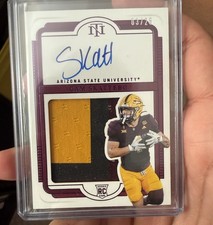 2025 Panini National Treasures Cam Skattebo Rookie Patch Auto /25