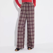 Women's Mid-Rise Wide Leg Pull-On Pants - Wild Fable