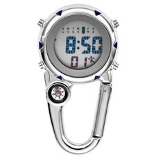 Backpack Clip On Band Carabiner Digital Sports Fob Watch Luminous For Hikers nz