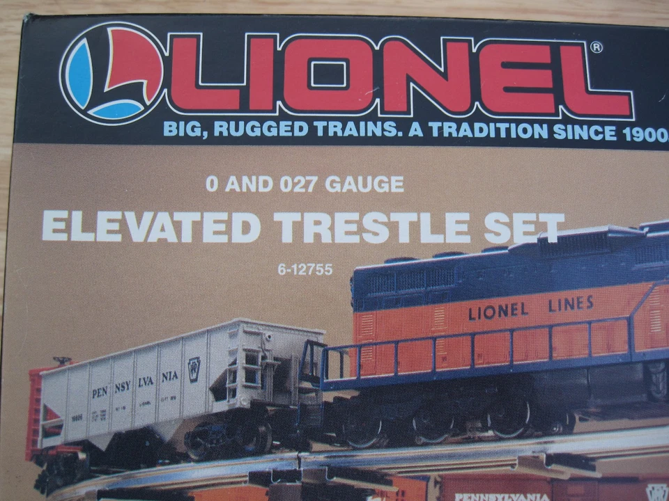 NEW Lionel 6-12755 For O / O-27 Gauge Elevated Trestle Set (Set of 10) - Image 2 of 4