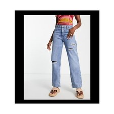 Levi's Silver Tab Women's 94 Baggy Distressed Denim Jeans SZ 28