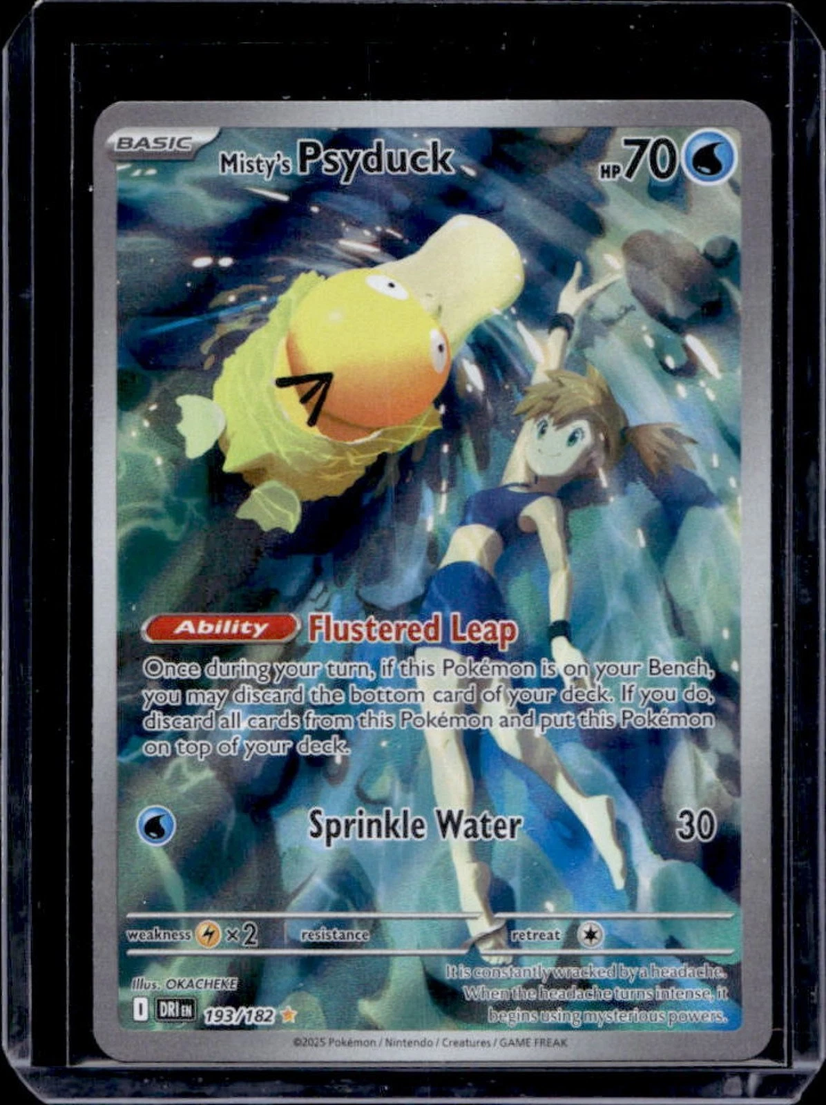 2025 Pokemon Destined Rivals Misty's Psyduck #193/182