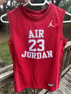Michael Jordan Air Jordan Basketball Jersey Youth Size M #23 Red