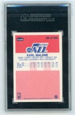 Fleer Karl Malone Basketball 1986-87 Season Sports Trading Cards