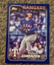 2024 Topps Update Series - Michael Lorenzen #US226 Royal Blue - TEXAS RANGERS
