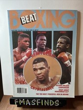 L2 1987 MIKE TYSON November BOXING BEAT Magazine Biggs Spinks Williams