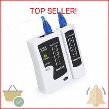 RJ45 Cable Tester Network Cable Tester Ethernet Wire Test Tool for LAN Phone RJ4