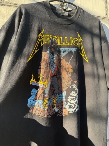 RARE! Vintage 1992 Metallica Tour T-Shirt Single Stitch Black Band Tee Size: XL, Size XL, $200 - Photo 6