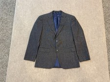 Suitsupply Wool Silk Blazer Napoli Zignone Sportcoat 48 / 38R Charcoal Gray