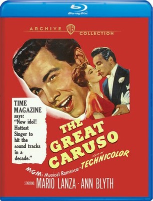 The Great Caruso [New Blu-ray] Full Frame, Subtitled, Amaray Case