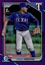 Curley Martha 1st Bowman #BCP-168 #/250 Texas Rangers