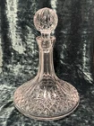 Waterford Crystal Vintage Lismore Ships Spirits Decanter w/ Stopper Liqueur Bar